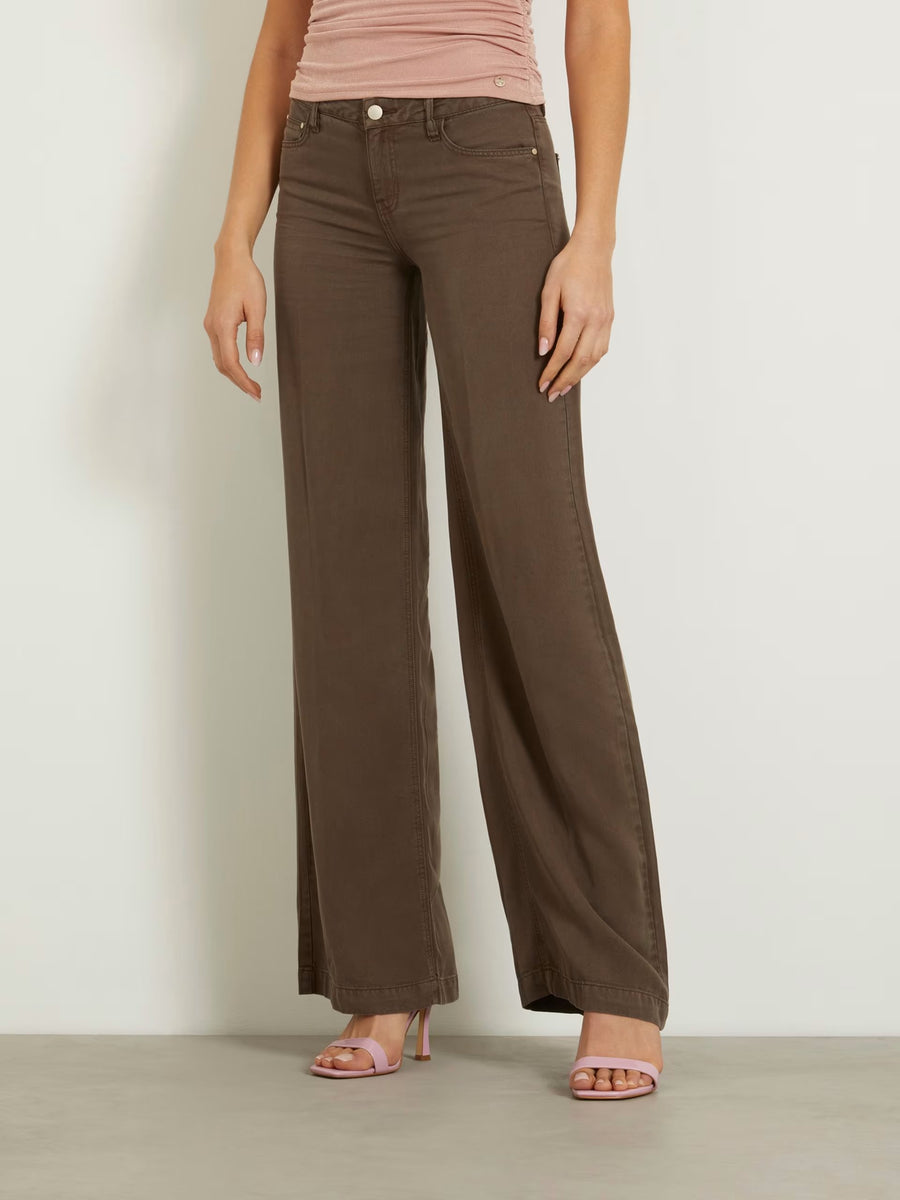 GUESS Sexy Palazzo Pants in Brown