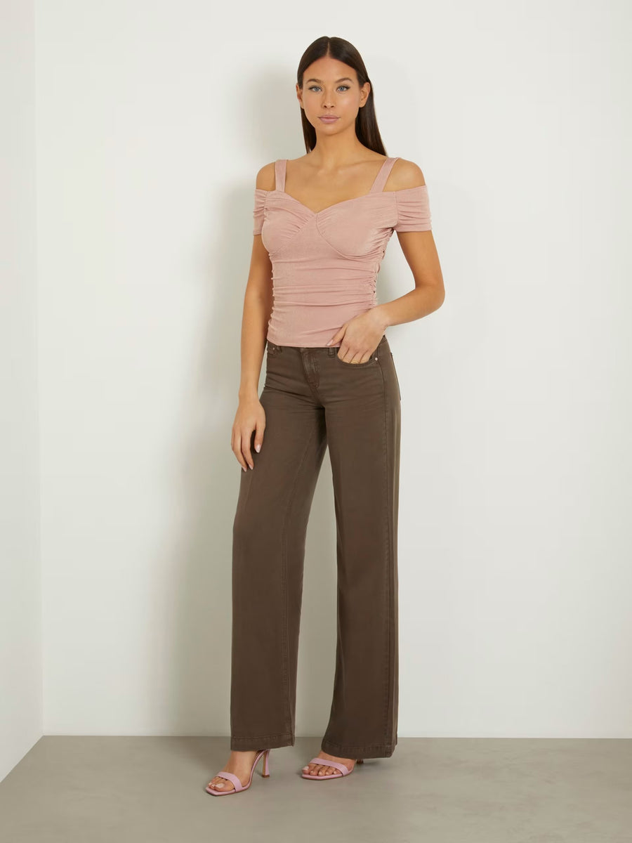 GUESS Sexy Palazzo Pants in Brown