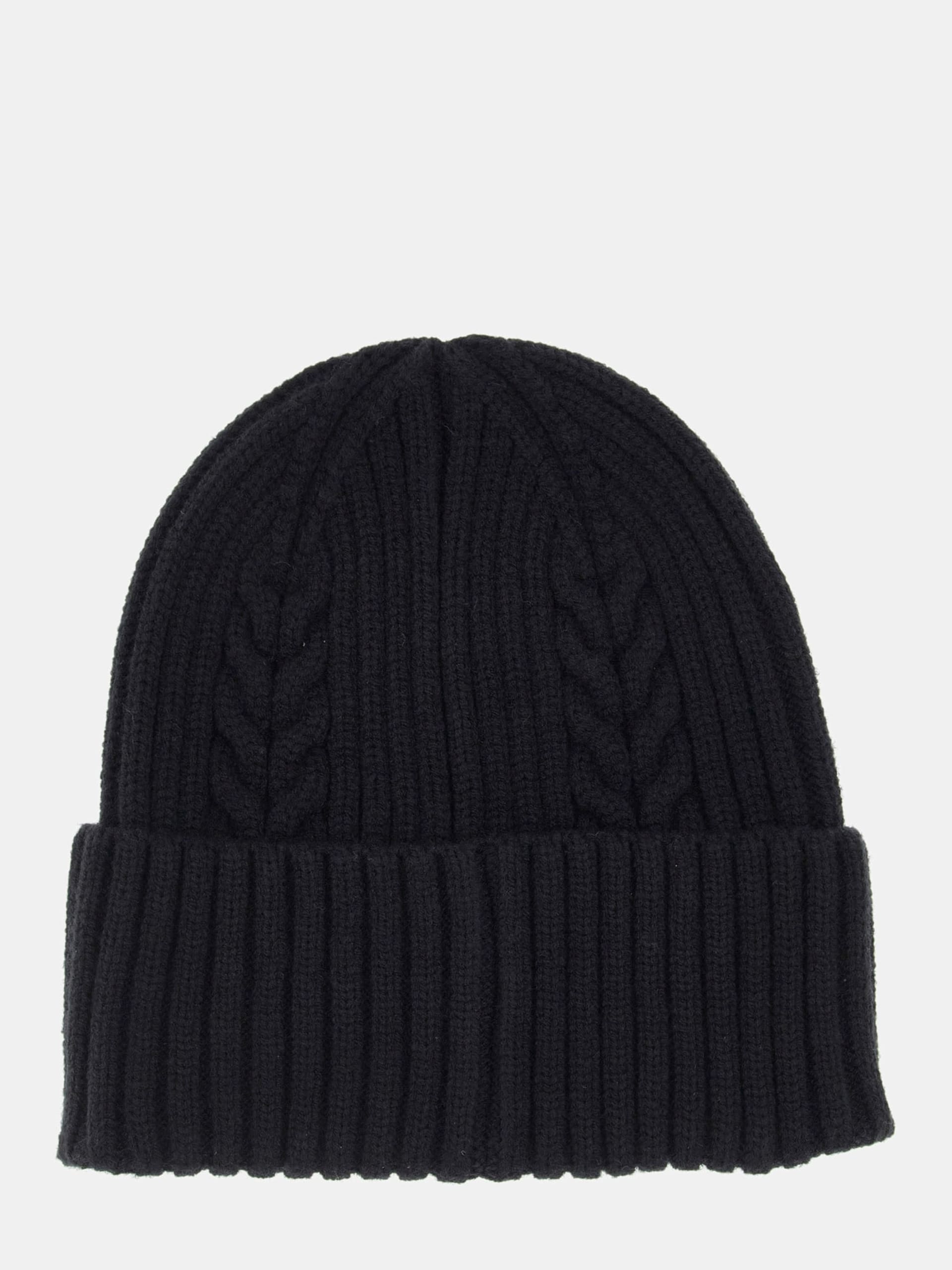 GUESS Knitted beanie Black