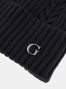 GUESS Knitted beanie Black