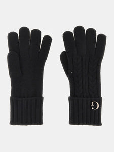 GUESS Knitted Gloves Black
