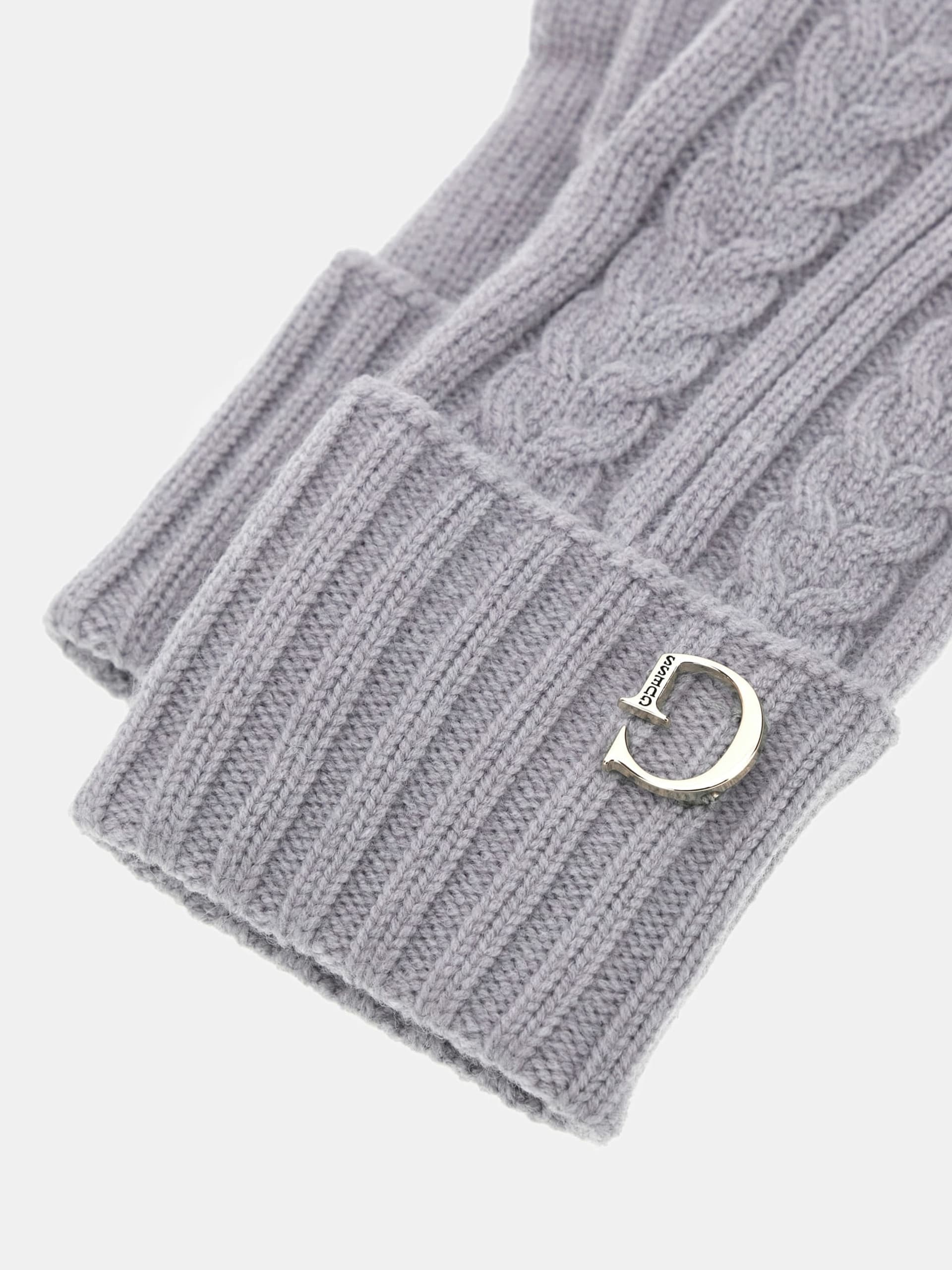 GUESS Knitted Gloves Grey