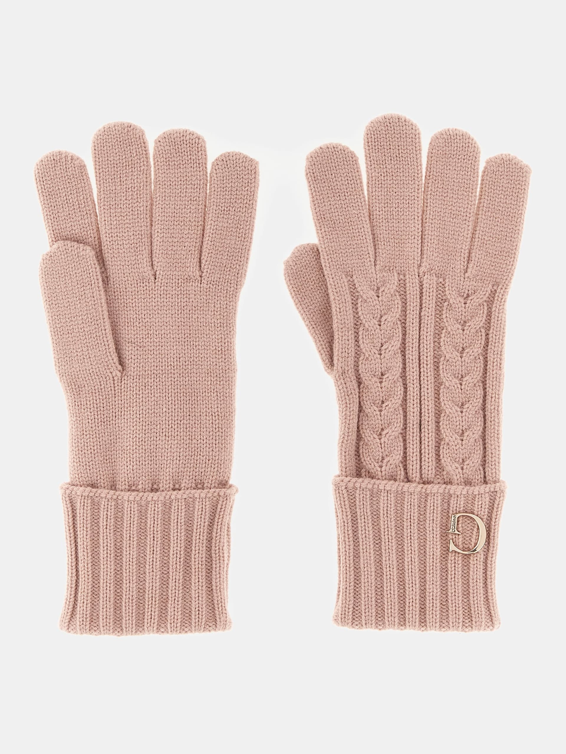 GUESS Knitted Gloves Rose