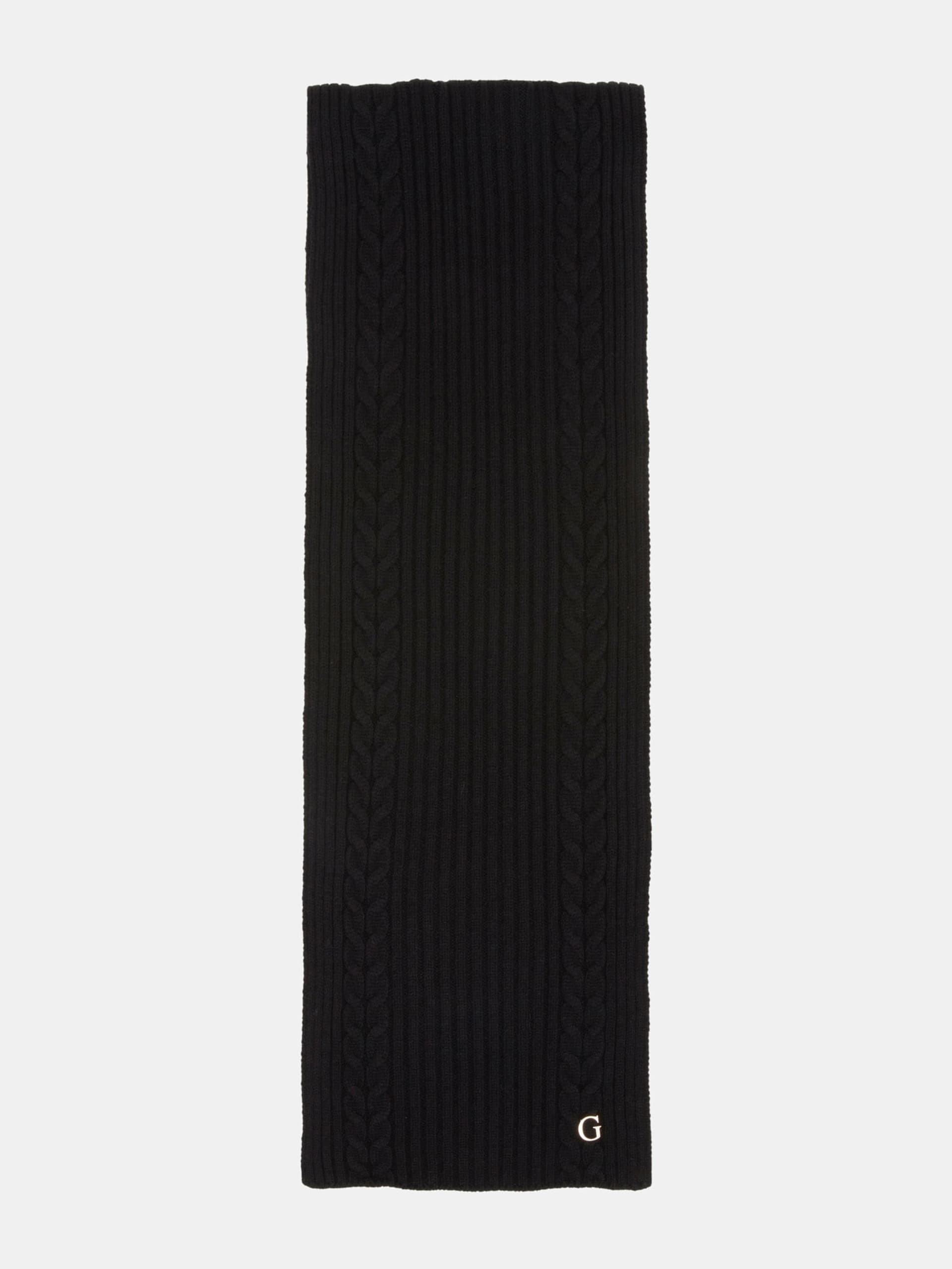 GUESS Knitted Scarf Black