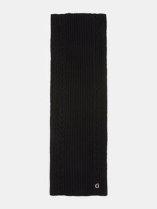 GUESS Knitted Scarf Black