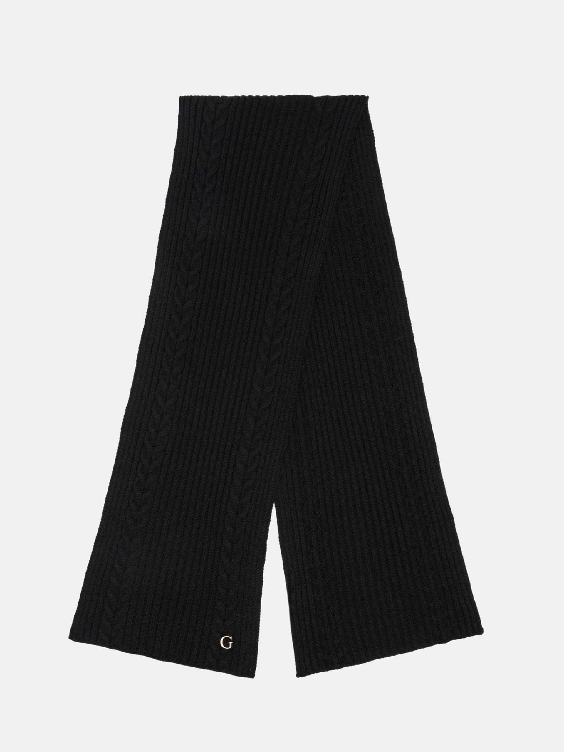 GUESS Knitted Scarf Black