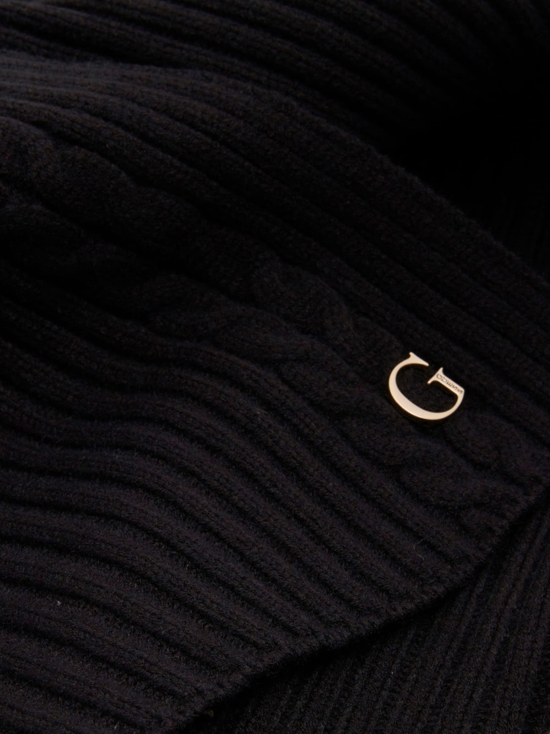 GUESS Knitted Scarf Black