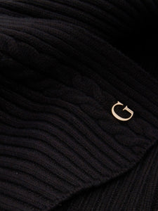 GUESS Knitted Scarf Black