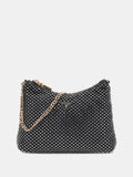 GUESS Zalina Top Zip Mesh Bag Black