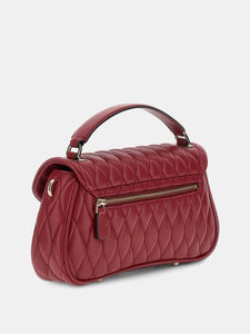 GUESS Valla Top Handle Cross body Bag Red
