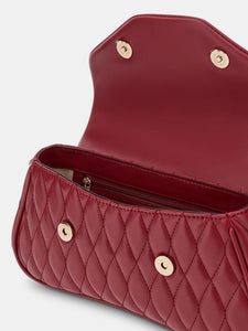 GUESS Valla Top Handle Cross body Bag Red