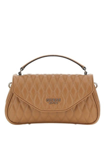 GUESS Valla Top Handle Cross body Bag Beige