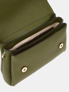 GUESS Georgia Flap Crossbody Bag Olive