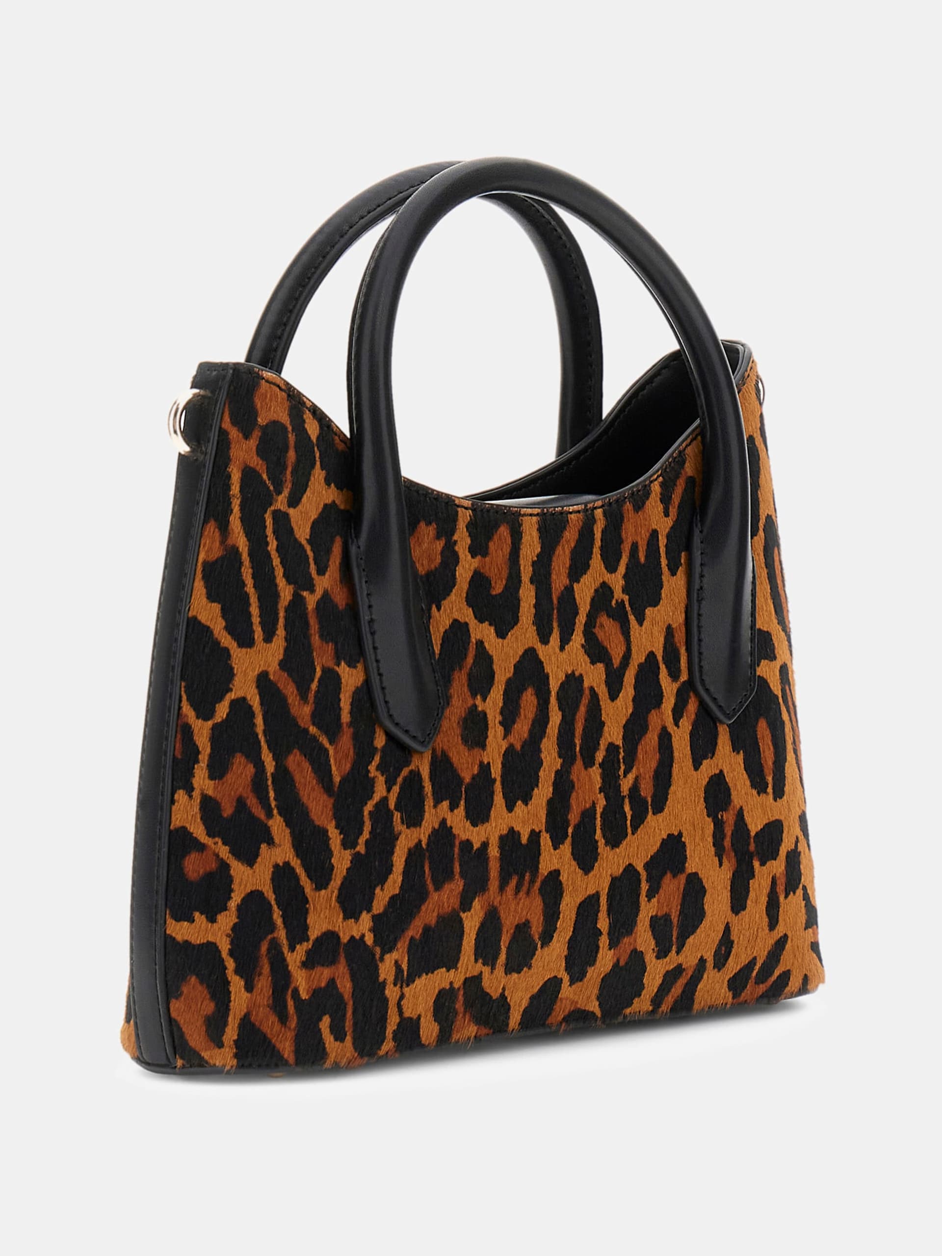 GUESS Domitilla Mini Satchel Leather Shoulder Bag