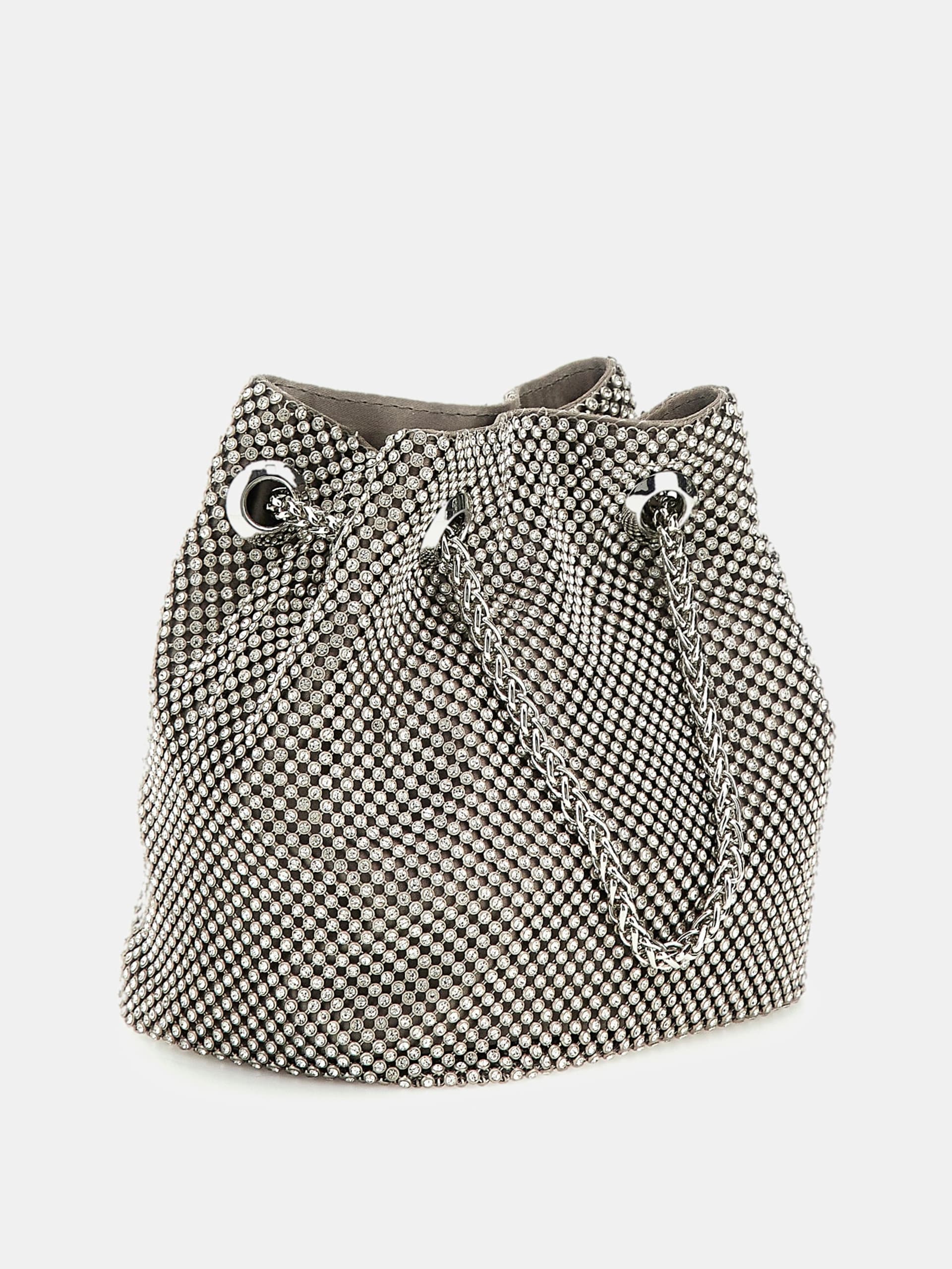 GUESS Zalina Pouch in Silver