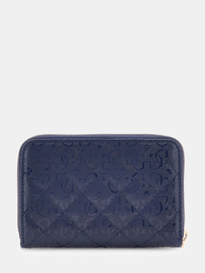 GUESS Idra Navy Patent Wallet