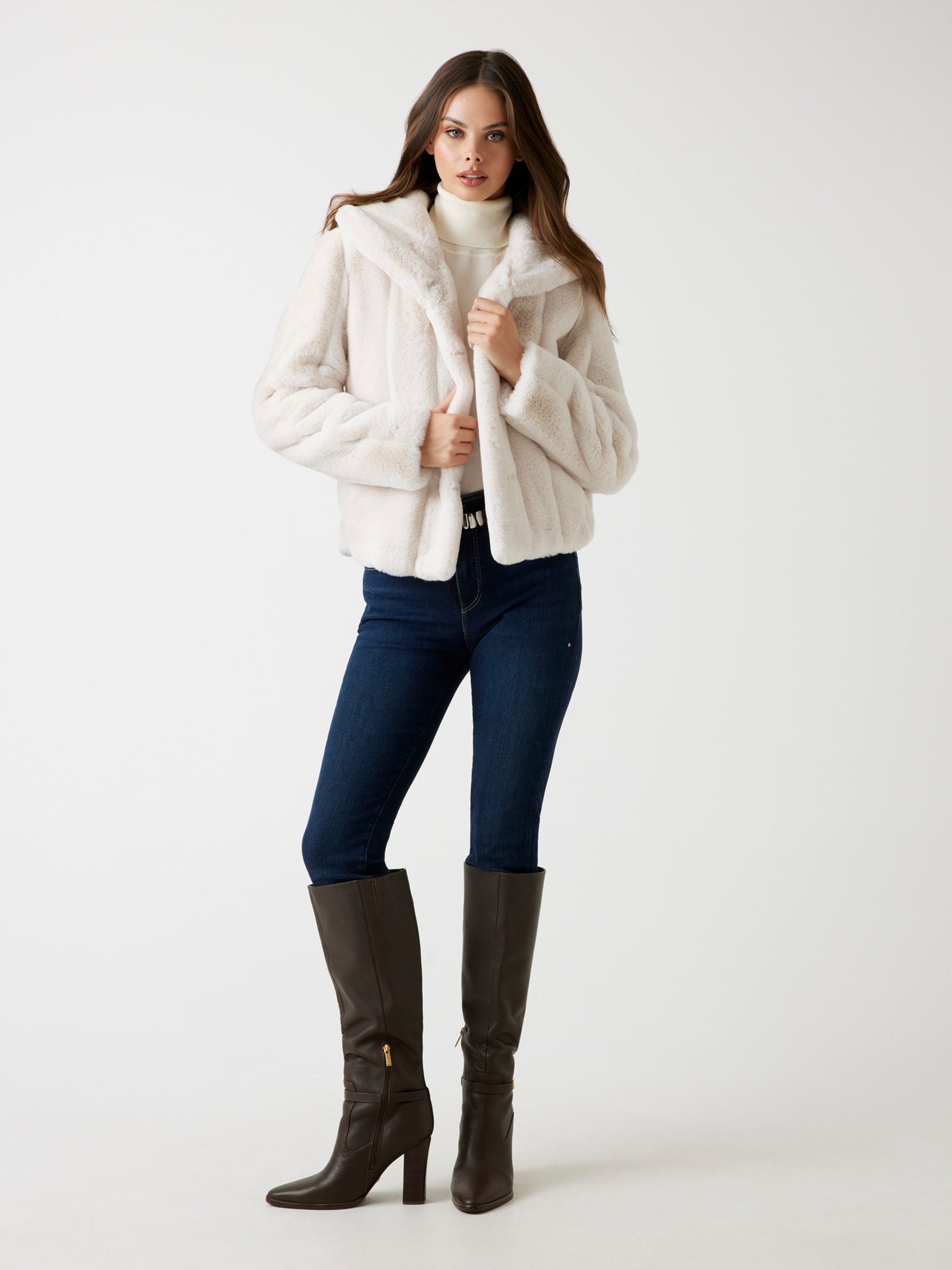 GUESS Sophy Faux Fur Jacket