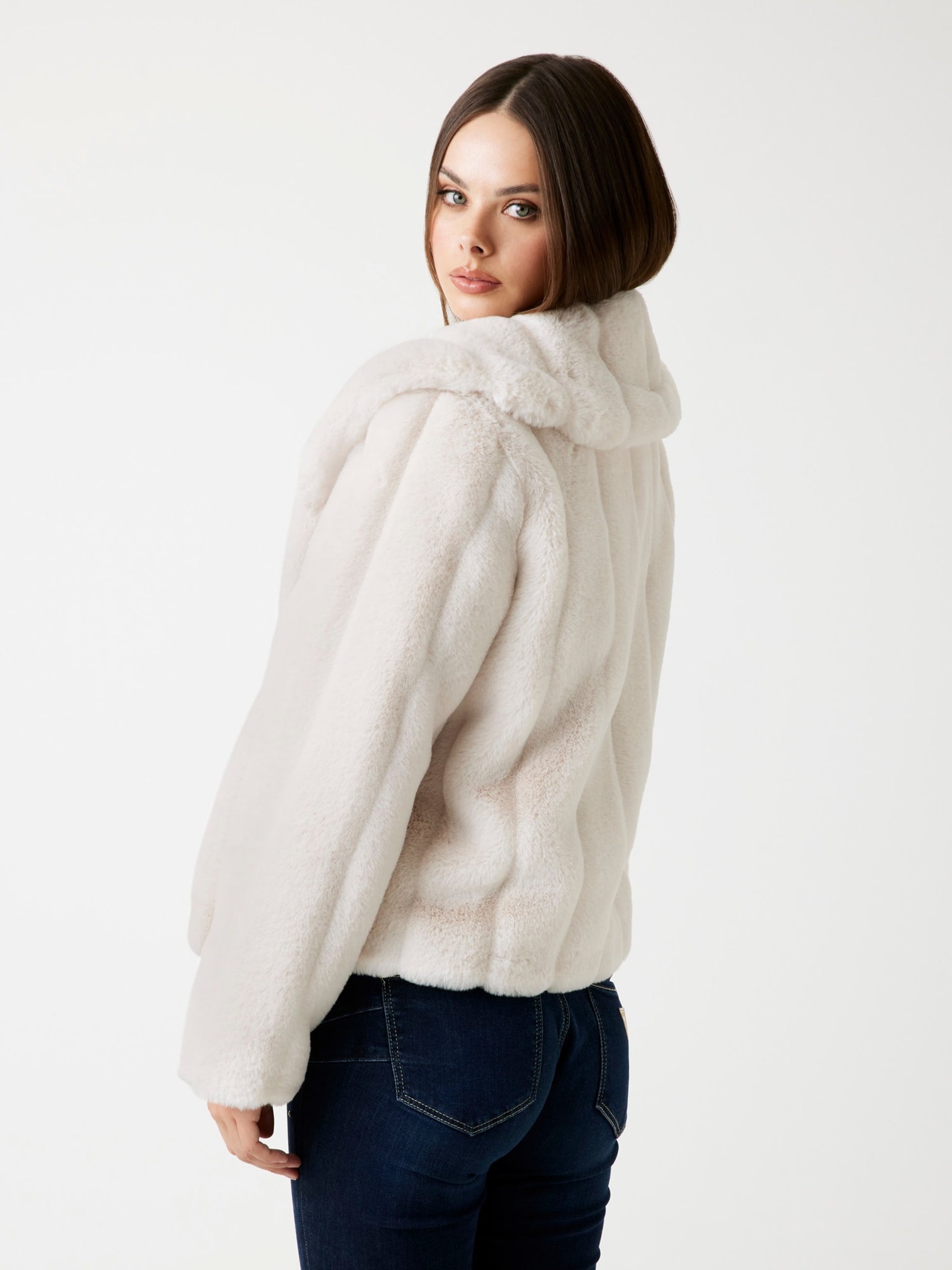 GUESS Sophy Faux Fur Jacket