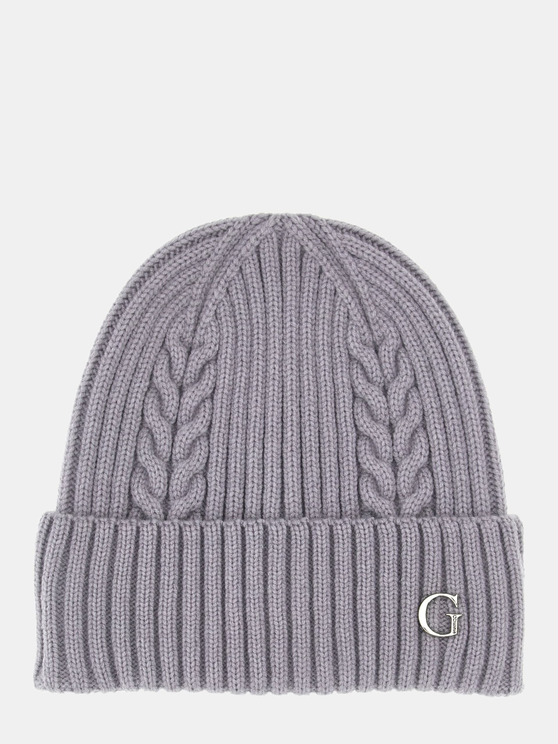 GUESS Knitted beanie Grey
