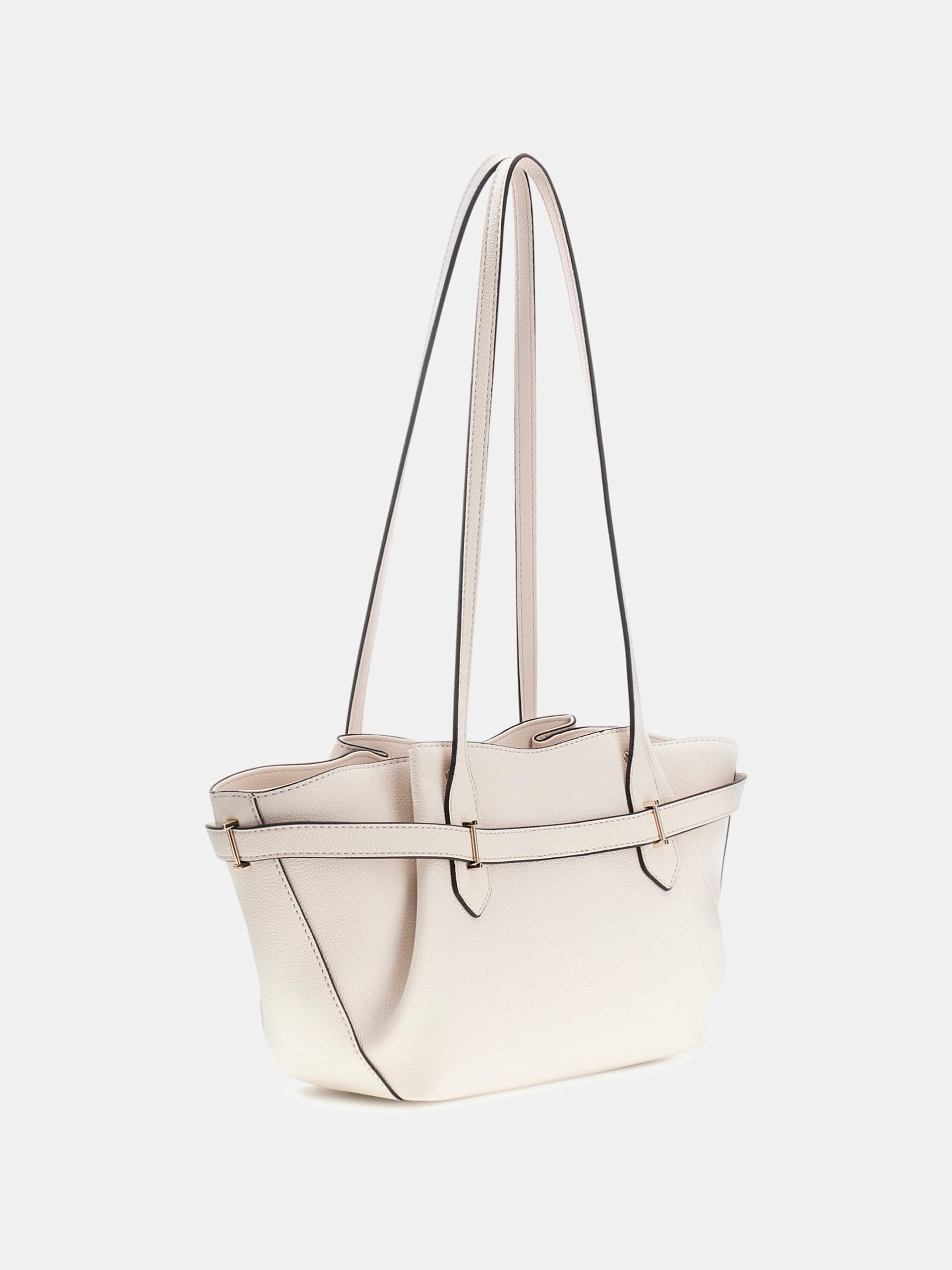 GUESS YESBA Girlfriend Satchel Off White
