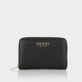 GUESS MARSHA Medium Zip Around Wallet Black