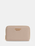 GUESS MARSHA Medium Zip Around Wallet Taupe