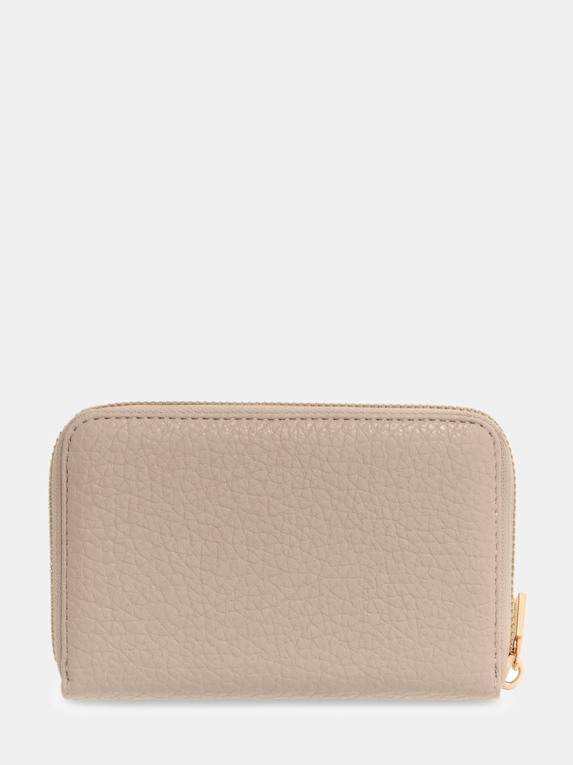 GUESS MARSHA Medium Zip Around Wallet Taupe