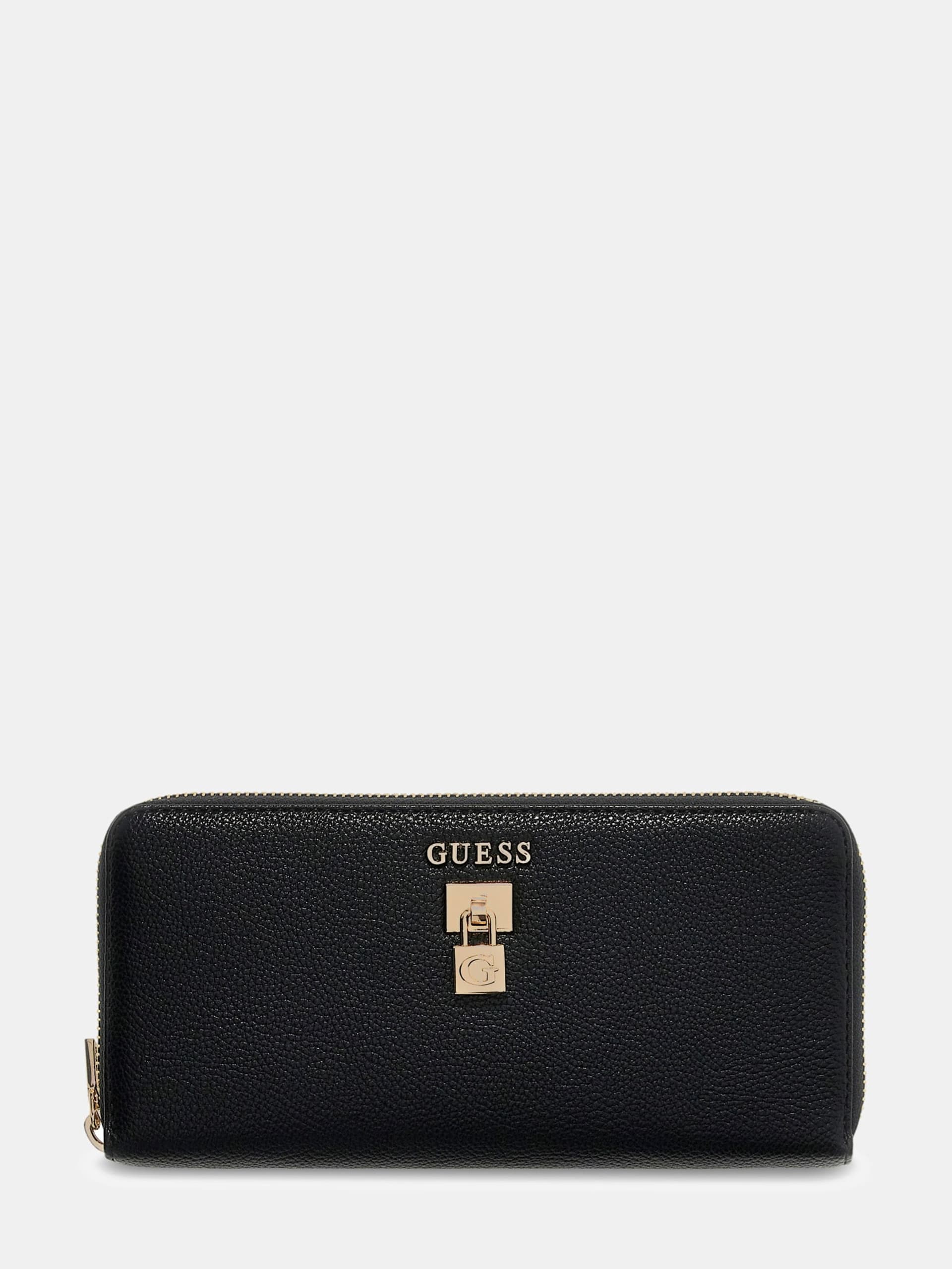 GUESS  YESBA Large Zip Around Wallet Black