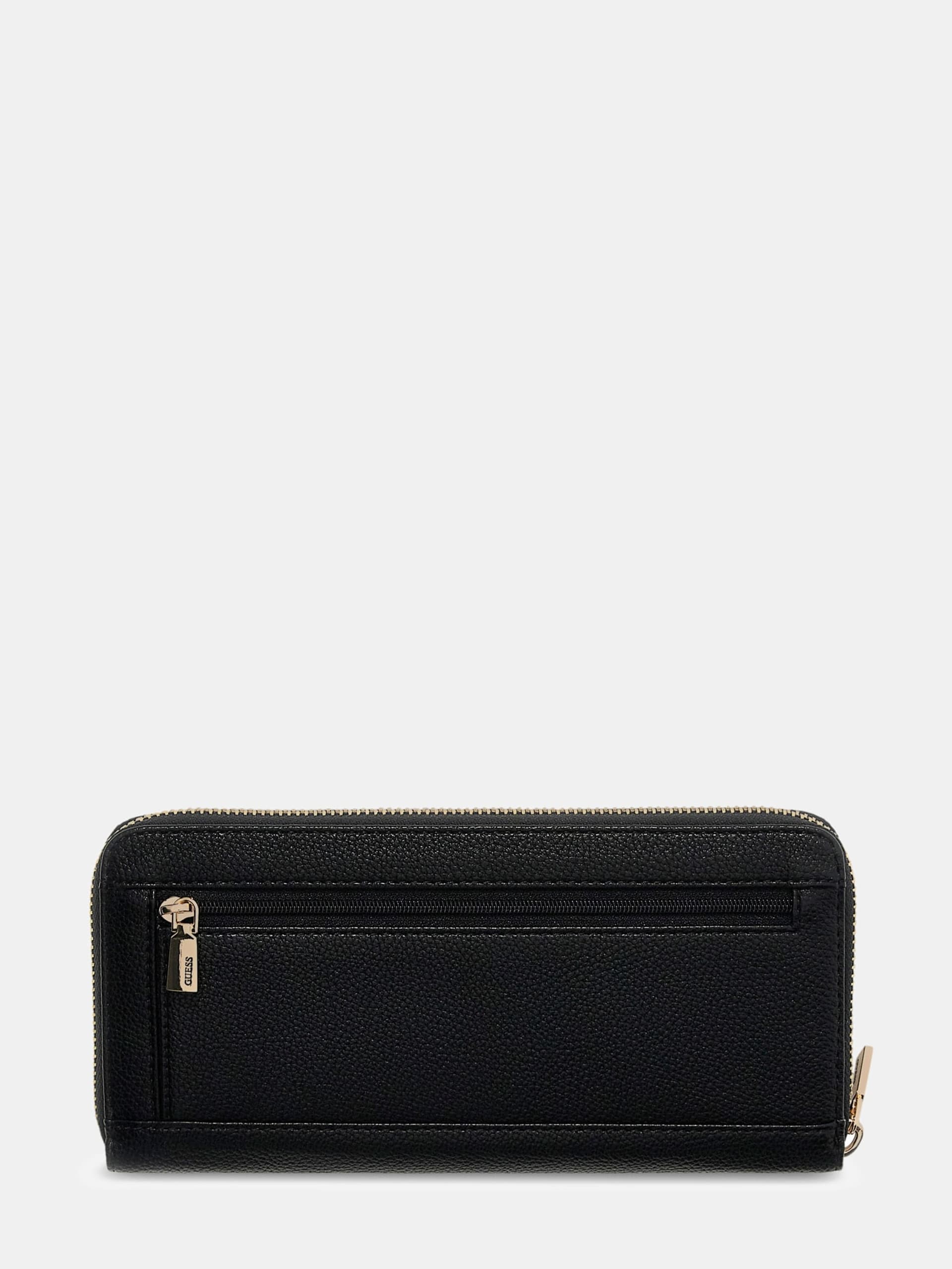 GUESS  YESBA Large Zip Around Wallet Black