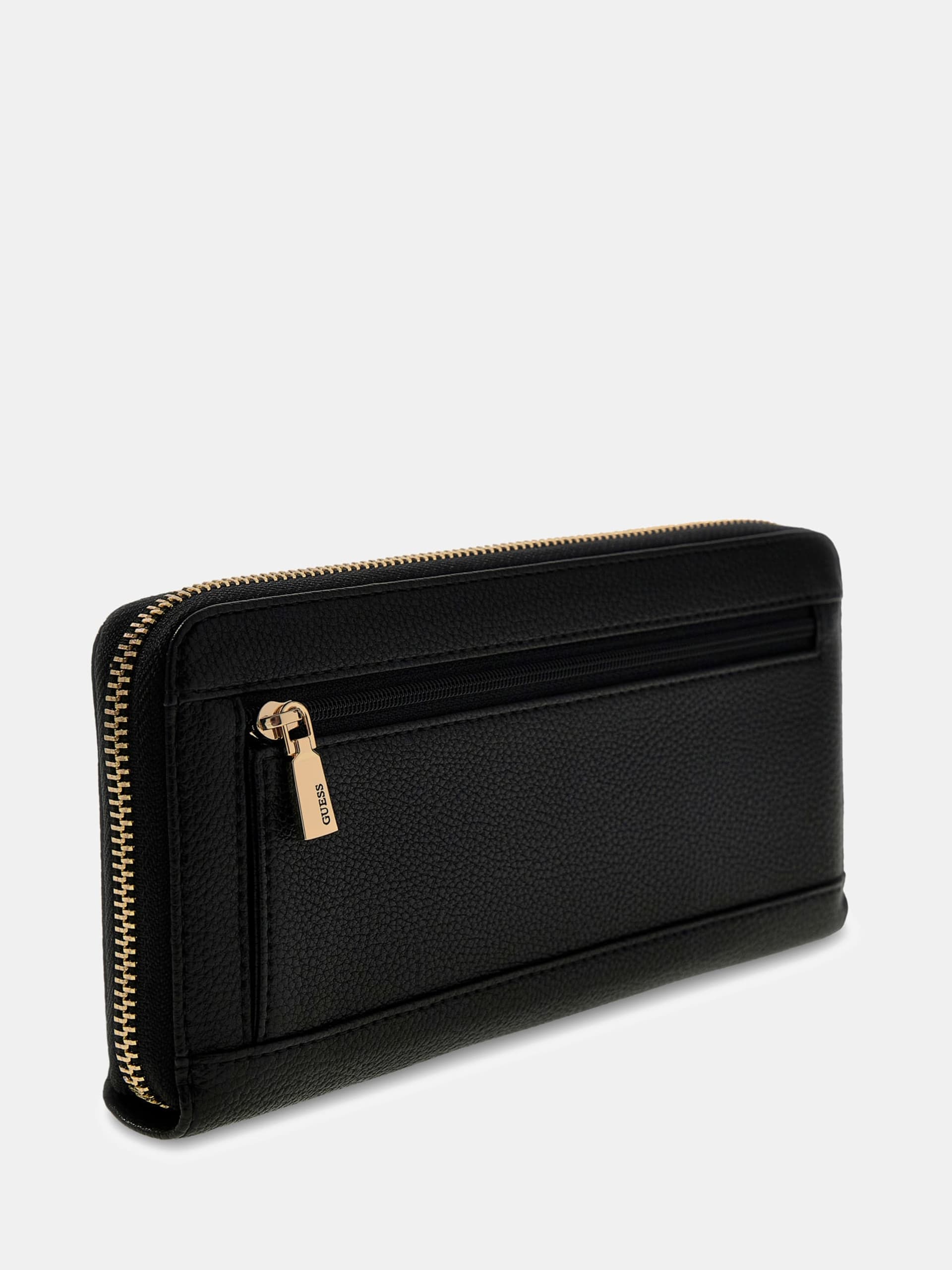 GUESS  YESBA Large Zip Around Wallet Black