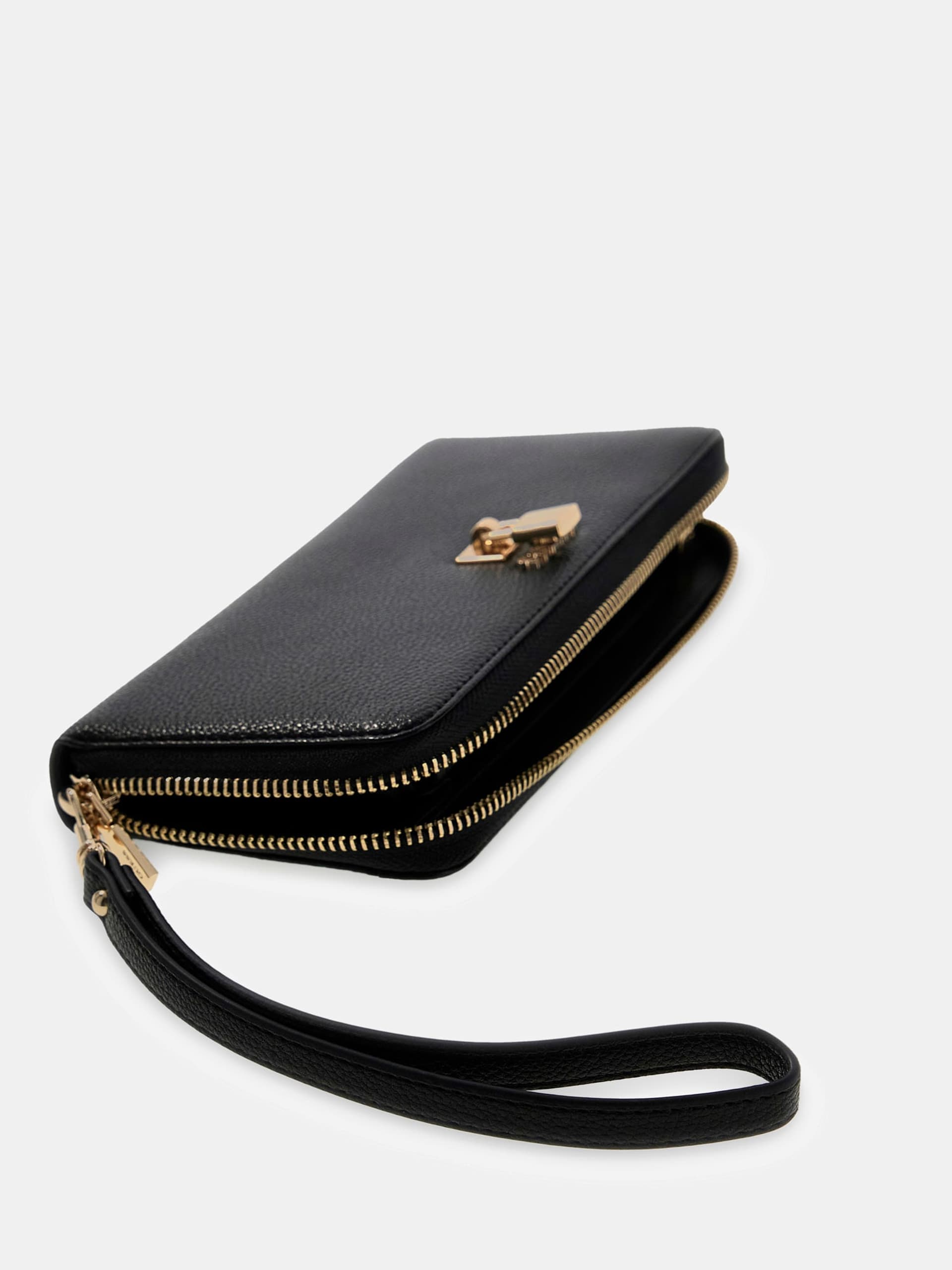 GUESS  YESBA Large Zip Around Wallet Black