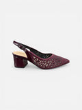 Loretta Vitale Burgundy Sling Back Dress Shoe