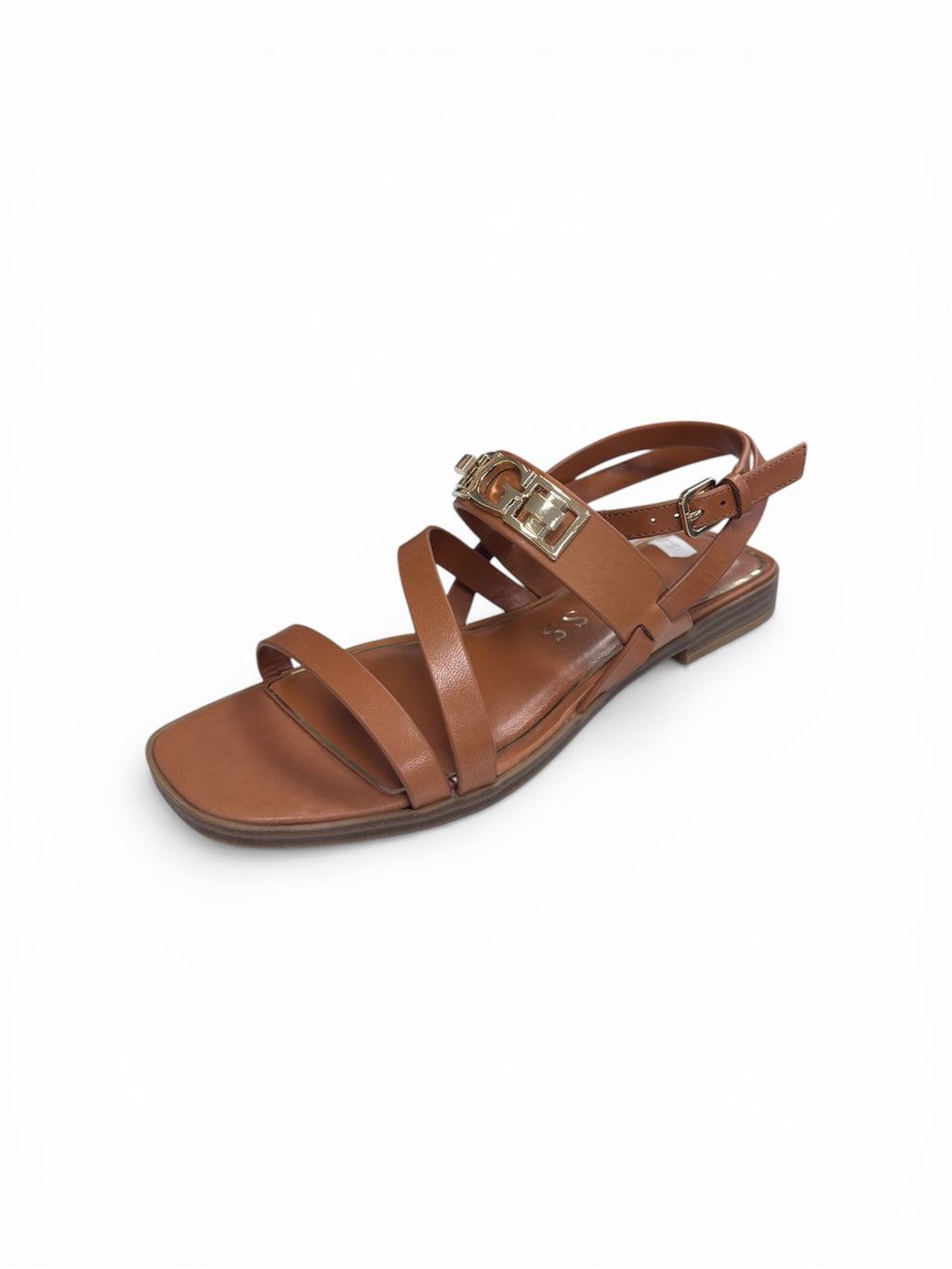 GUESS Cognac Strap Sandal