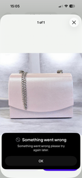 EMIS Pink Dress Bag with Chain Shoulder Strap