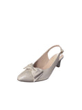 EMIS Gold sling back Dress Shoe