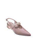EMIS Nude Block Heel Dress Shoe