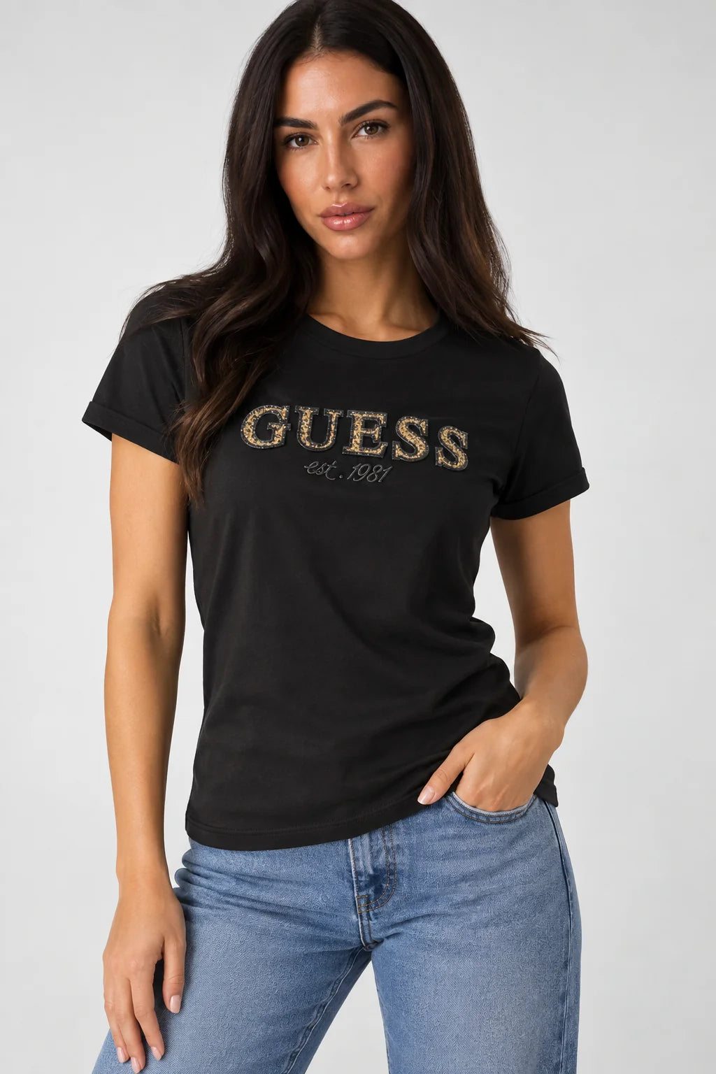GUESS Leopard Tee Shirt