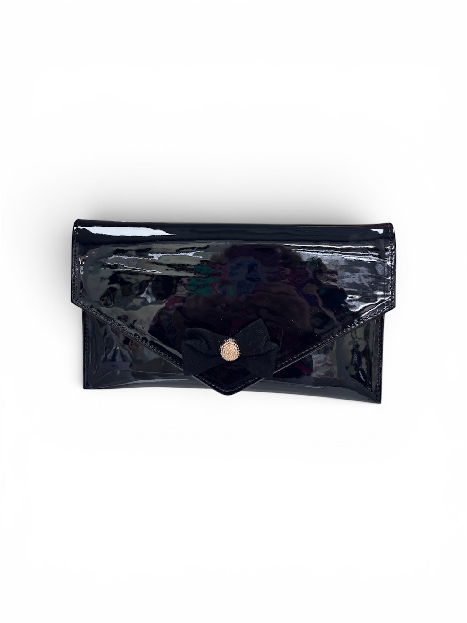 EMIS Black Envelope Bag