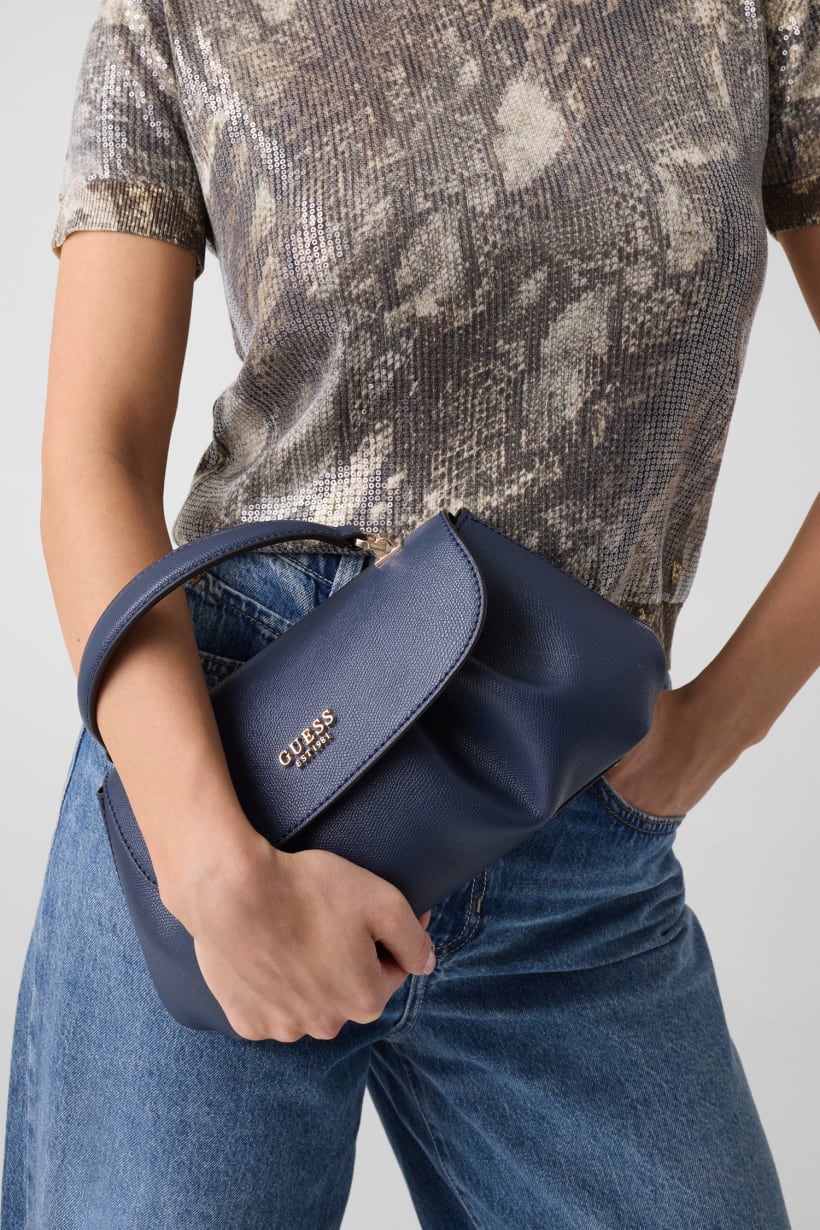 GUESS Amorette Crossbody Bag Navy