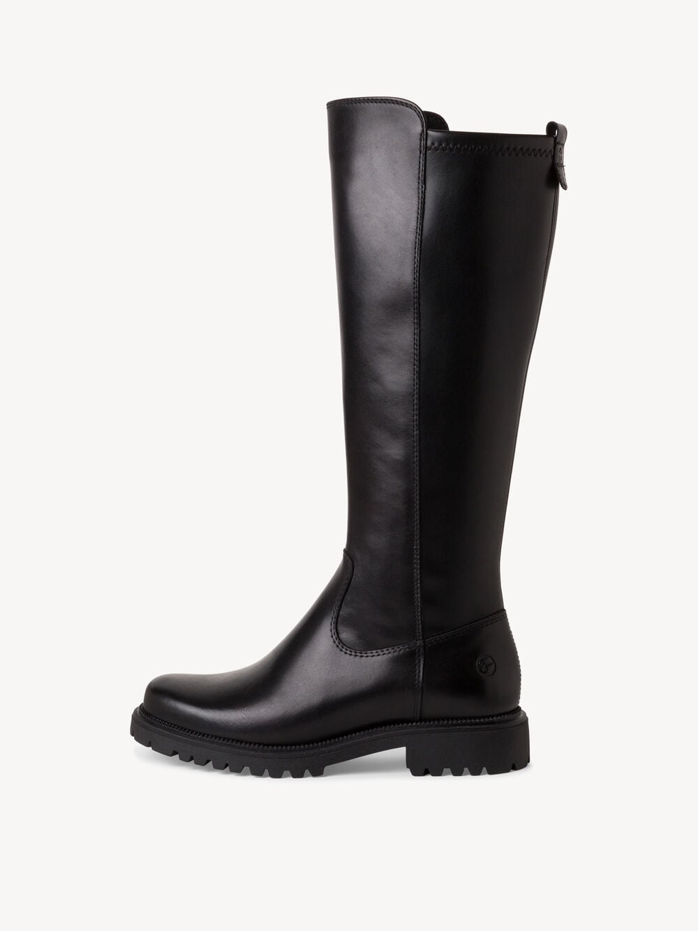 Tamaris Black Knee High Boot