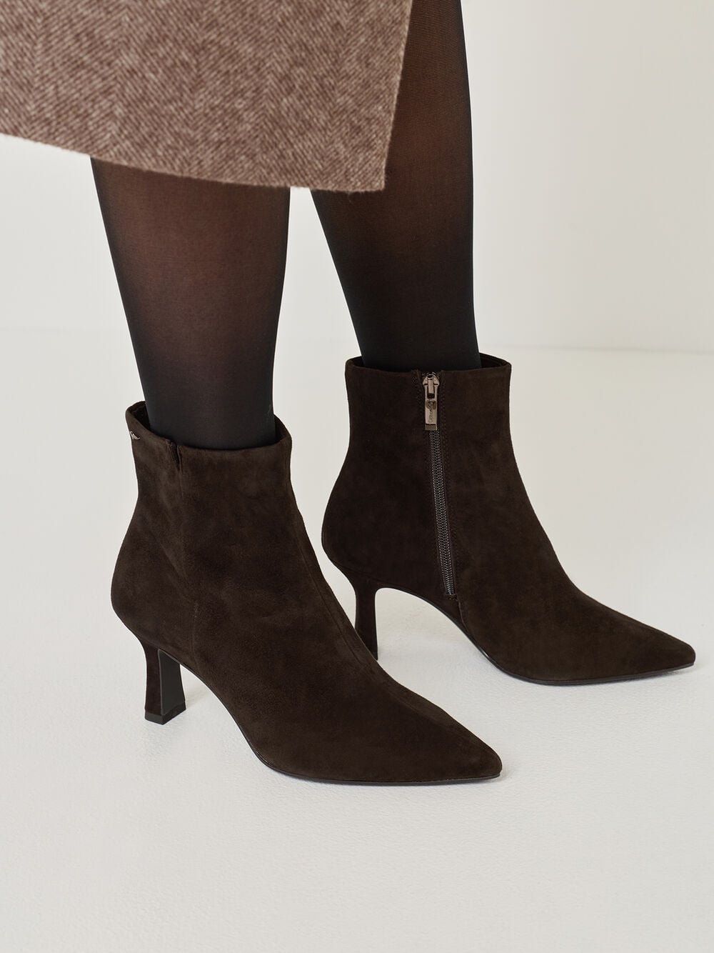 Tamaris Mocca Suede Dress Boots