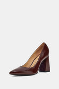 GUESS Burgundy Heeled Court Shoes