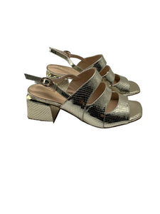 LORETTA VITALE Gold Sandal