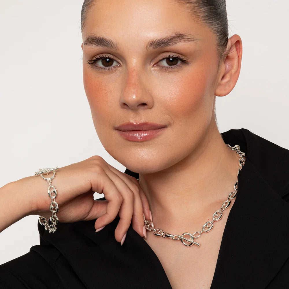 KNIGHT & DAY - Coffee Bean Chain Bracelet