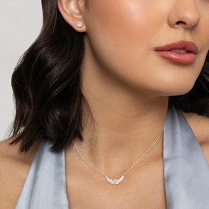 KNIGHT & DAY - Baguette Style Necklace/Earring Set