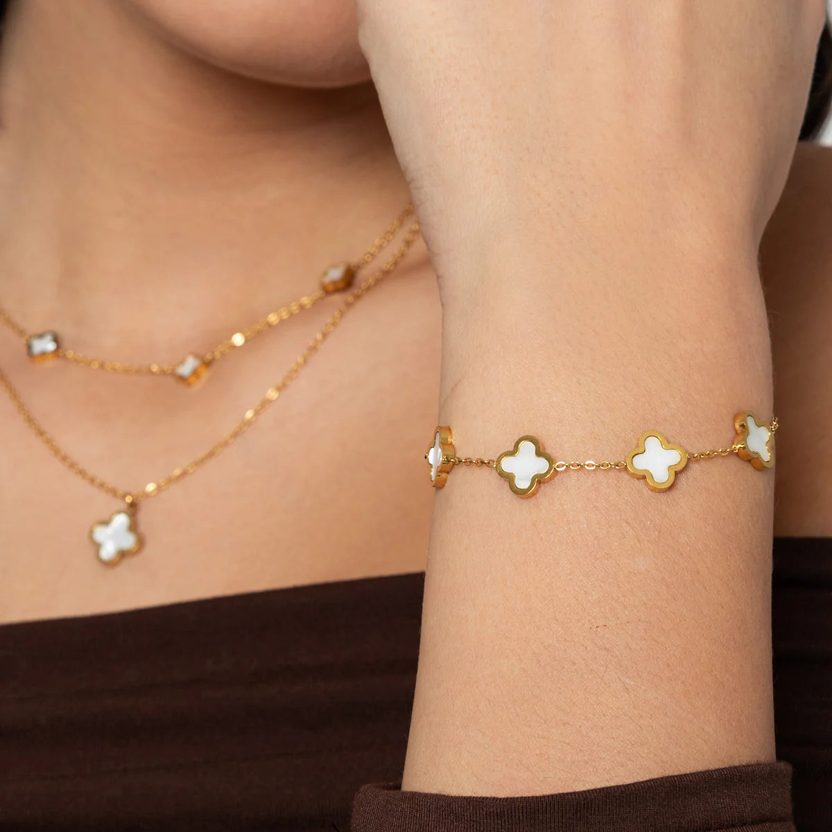 KNIGHT & DAY - Clover Bracelet