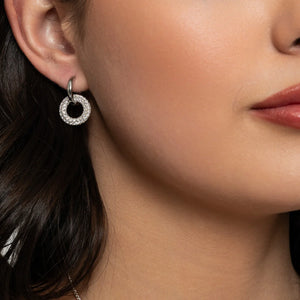 KNIGHT & DAY - Interllinking Circles Silver Earrings