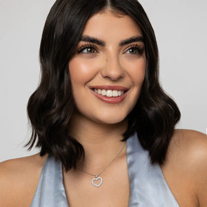 KNIGHT & DAY - Sparkling Heart Necklace