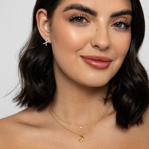 KNIGHT & DAY - The Pink Box Bow Earrings