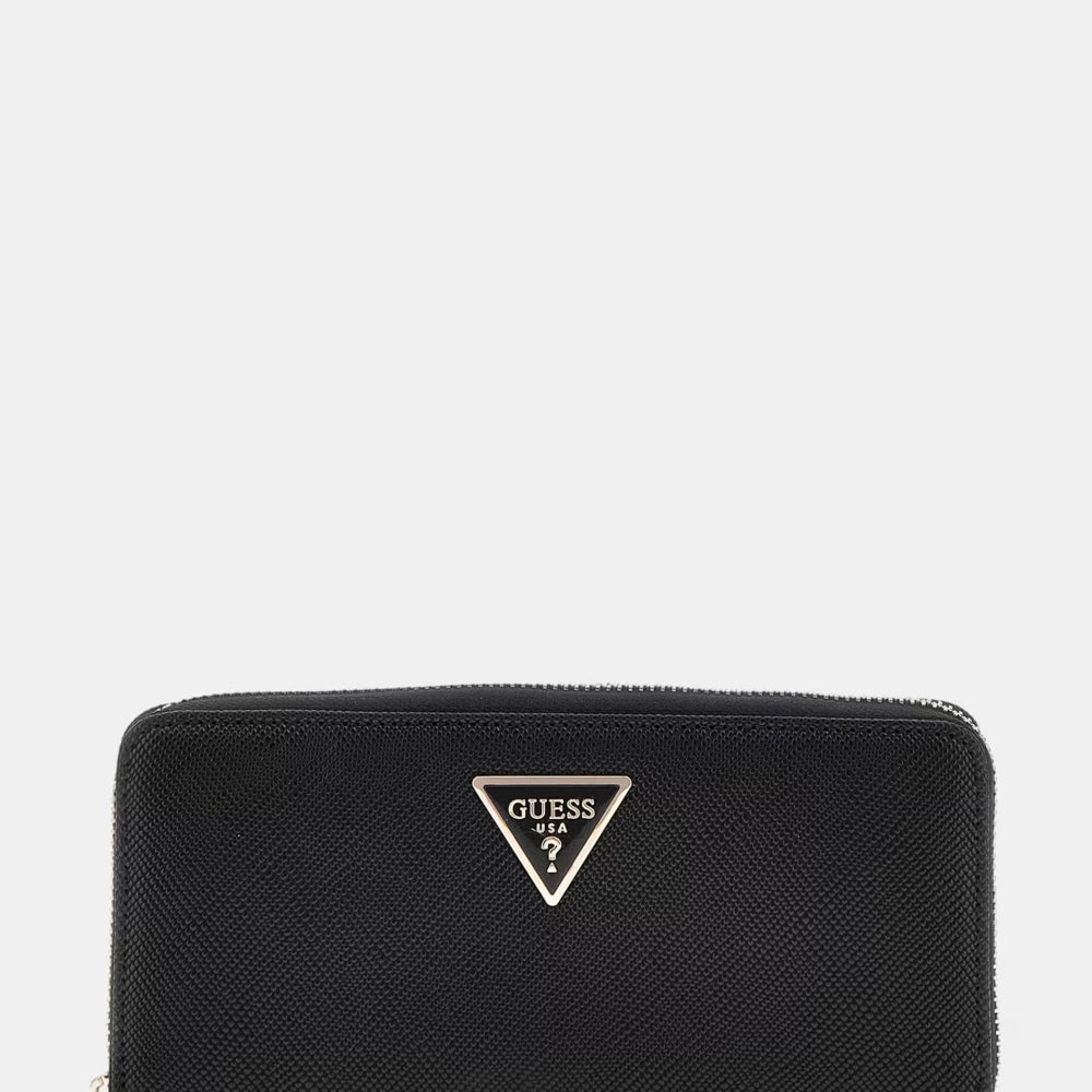 GUESS Laurel Large Ziparound Wallet Black